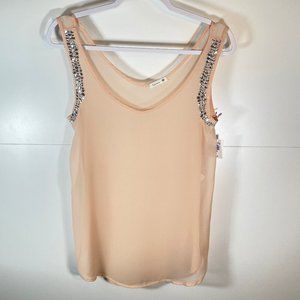 NWT! Gem Detail Soprano Blouse